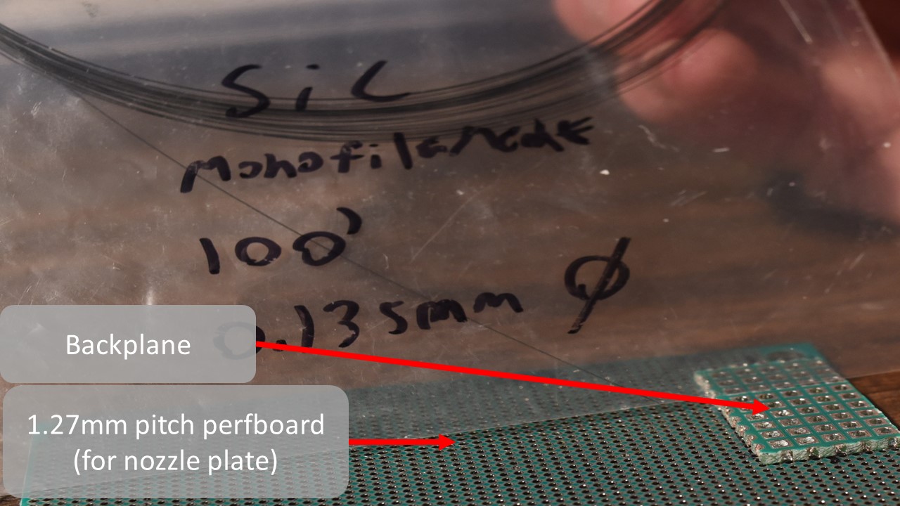 aligning the backplane to the nozzle plate