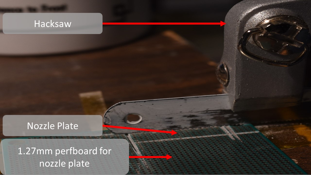 aligning the backplane to the nozzle plate