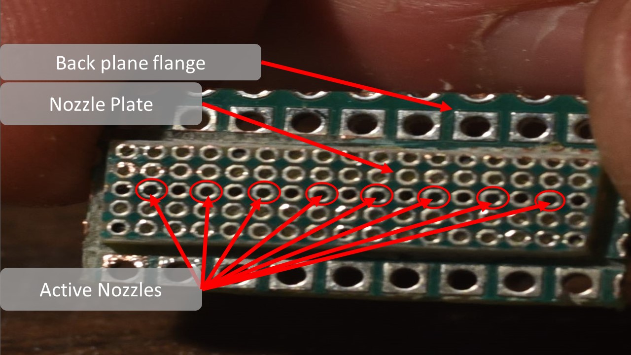 aligning the backplane to the nozzle plate